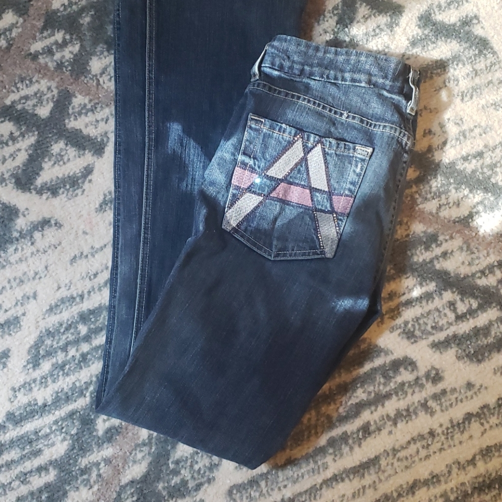 7 for all man kind sparkle pocket jean